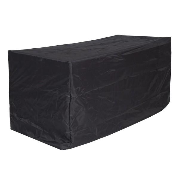 Antracitfarvet cover til havebænk 95x180x75 cm