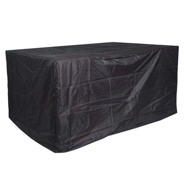 Antracitfarvet cover til havemøbler 130x215x170 cm