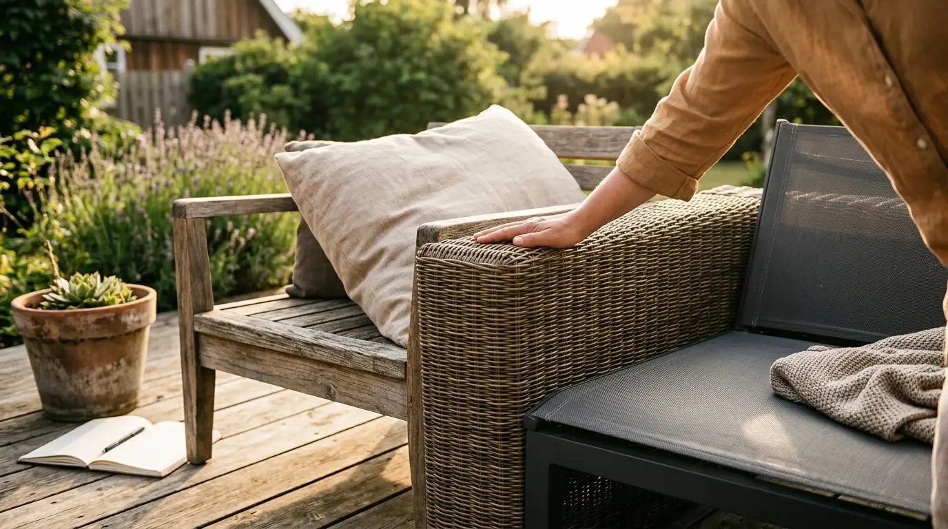 Bedste materiale til havesofa: en guide